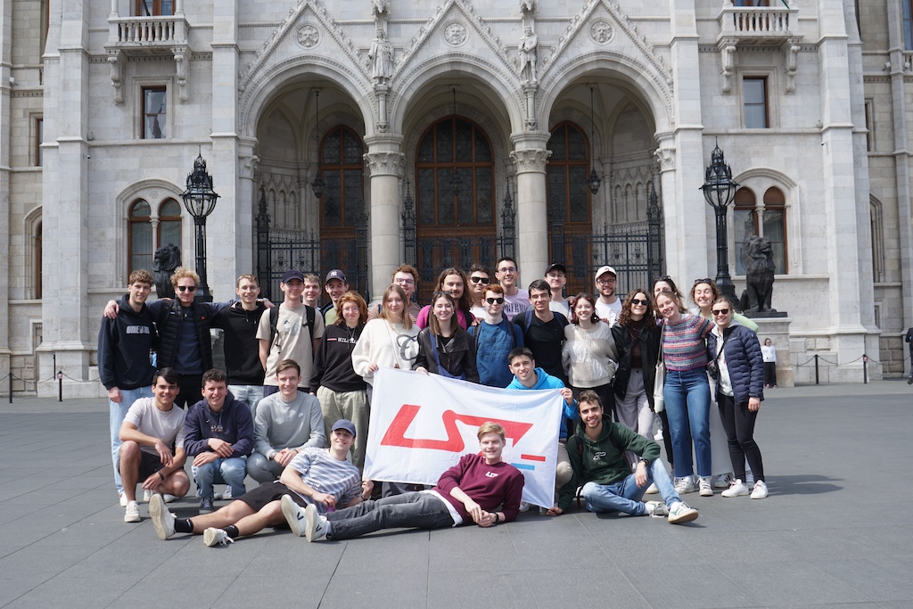 LSZ students at an event